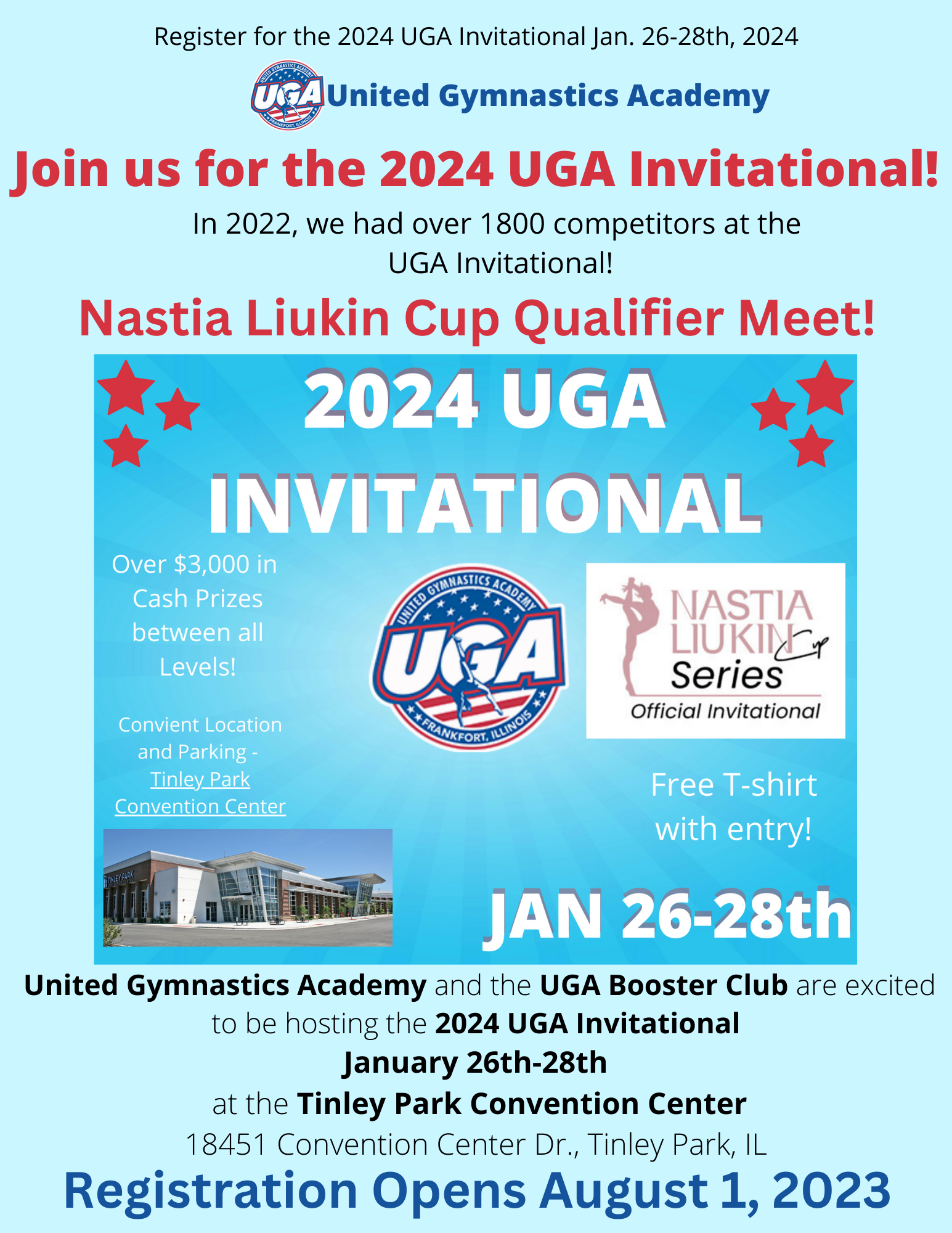 UGA Invitational Info United Gymnastics Academy Frankfort   2024 UGA Invitational Jan. 26 28th 2024 1 